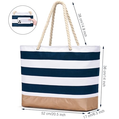 Stor familie strandtaske - plads til hele familiens strandudstyr view 6